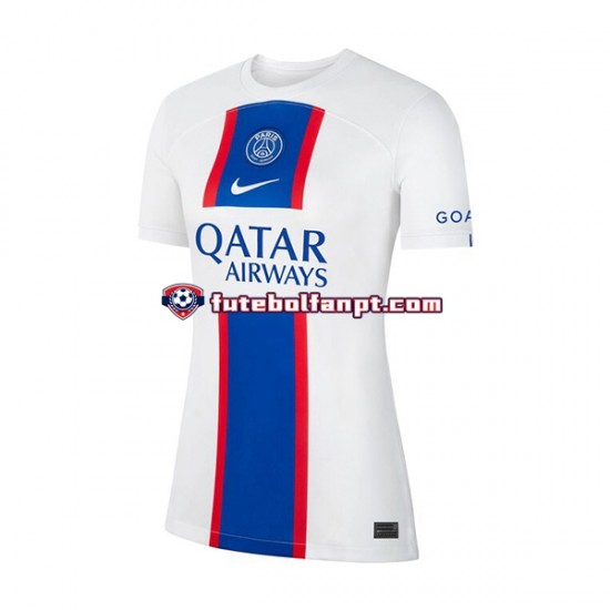 Camisola Alternativa (2ª) Paris Saint-Germain Época 2022/2023 Manga Curta ,Senhora