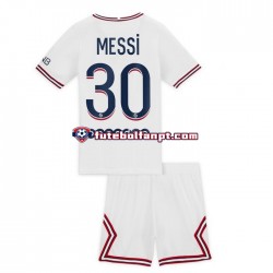 Camisola Alternativa (3ª) Paris Saint-Germain Lionel Messi 30 Época 2021/2022 Manga Curta ,Criança