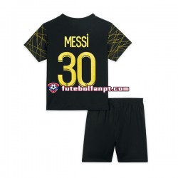 Camisola Alternativa (3ª) Paris Saint-Germain Lionel Messi 30 Época 2022/2023 Manga Curta ,Criança