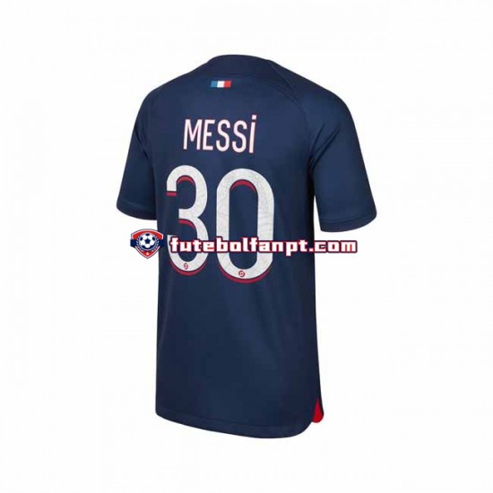 Camisola Principal Paris Saint-Germain Lionel Messi 30 Época 2023/2024 Manga Curta ,Homem