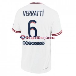 Camisola Alternativa (3ª) Paris Saint-Germain Marco Verratti 6 Época 2021/2022 Manga Curta ,Homem