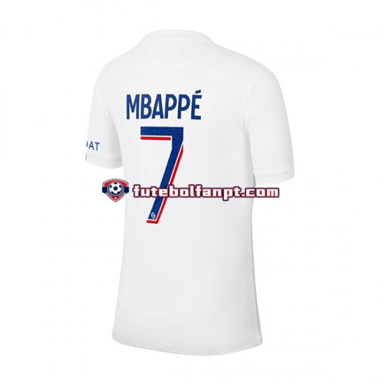 Camisola Alternativa (2ª) Paris Saint-Germain Mbappe 7 Época 2022/2023 Manga Curta ,Homem