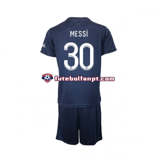 Camisola Principal Paris Saint-Germain Messi 30 Época 2022/2023 Manga Curta ,Criança