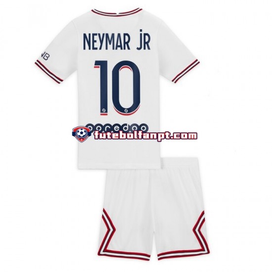 Camisola Alternativa (3ª) Paris Saint-Germain Neymar Jr 10 Época 2021/2022 Manga Curta ,Criança