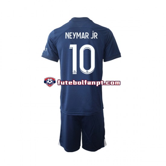 Camisola Principal Paris Saint-Germain Neymar Jr 10 Época 2022/2023 Manga Curta ,Criança