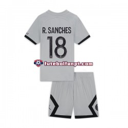 Camisola Alternativo Paris Saint-Germain R.Sanches 18 Época 2022/2023 Manga Curta ,Criança