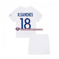 Camisola Alternativa (2ª) Paris Saint-Germain R.Sanches 18 Época 2022/2023 Manga Curta ,Criança