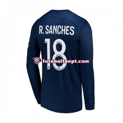 Camisola Principal Paris Saint-Germain R.Sanches 18 Época 2022/2023 Manga Comprida ,Homem