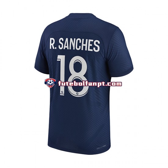 Camisola Principal Paris Saint-Germain R.Sanches 18 Época 2022/2023 Manga Curta ,Homem