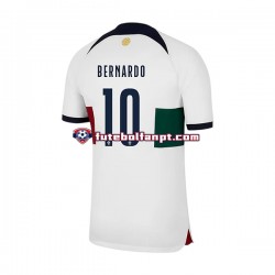 Camisola Alternativo Seleção Portuguesa Bernardo 10 World Cup 2022 Manga Curta ,Homem