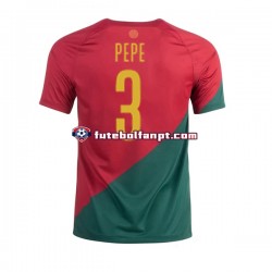 Camisola Principal Seleção Portuguesa PEPE 3 World Cup 2022 Manga Curta ,Homem