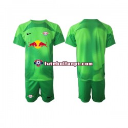 Camisola Alternativo Guarda-redes RB Leipzig Época 2022/2023 Manga Curta ,Criança