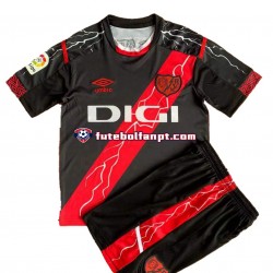 Camisola Alternativo Rayo Vallecano Época 2021/2022 Manga Curta ,Criança