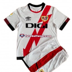 Camisola Principal Rayo Vallecano Época 2021/2022 Manga Curta ,Criança