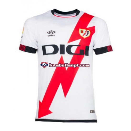 Camisola Principal Rayo Vallecano Época 2021/2022 Manga Curta ,Homem