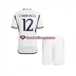 Camisola Principal Real Madrid Camavinga 12 Época 2023/2024 Manga Curta ,Criança