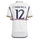 Camisola Principal Real Madrid Camavinga 12 Época 2023/2024 Manga Curta ,Homem