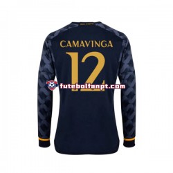 Camisola Alternativo Real Madrid EDUARDO CAMAVINGA 12 Época 2023/2024 Manga Comprida ,Homem