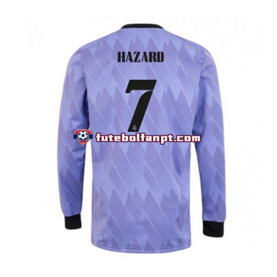 Camisola Alternativo Real Madrid Eden Hazard 7 Época 2022/2023 Manga Comprida ,Homem