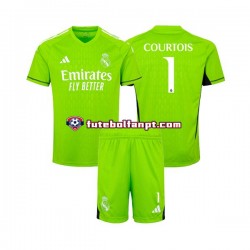 Camisola Principal Guarda-redes Real Madrid Thibaut Courtois 1 Época 2023/2024 Manga Curta ,Criança