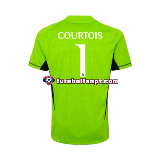 Camisola Principal Guarda-redes Real Madrid Thibaut Courtois 1 Época 2023/2024 Manga Curta ,Homem