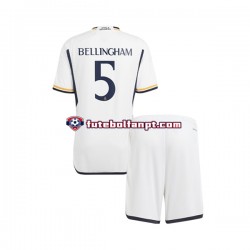 Camisola Principal Real Madrid Jude Bellingham 5 Época 2023/2024 Manga Curta ,Criança