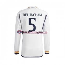 Camisola Principal Real Madrid Jude Bellingham 5 Época 2023/2024 Manga Comprida ,Homem