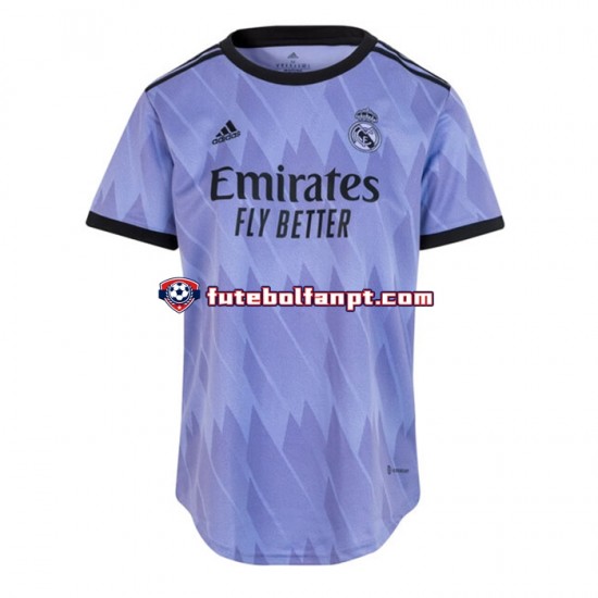 Camisola Alternativo Real Madrid Época 2022/2023 Manga Curta ,Senhora