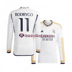 Camisola Principal Real Madrid Rodrygo Goes 11 Época 2023/2024 Manga Comprida ,Homem