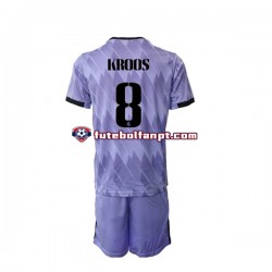 Camisola Alternativo Real Madrid Toni Kroos 8 Época 2022/2023 Manga Curta ,Criança