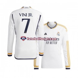 Camisola Principal Real Madrid Vinicius Junior 7 Época 2023/2024 Manga Comprida ,Homem