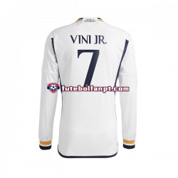 Camisola Principal Real Madrid Vinicius Junior 7 Época 2023/2024 Manga Comprida ,Homem