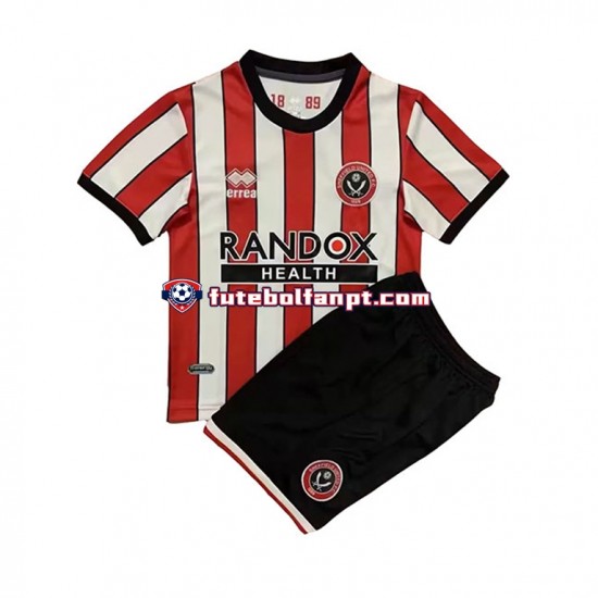 Camisola Principal Sheffield United Época 2022/2023 Manga Curta ,Criança