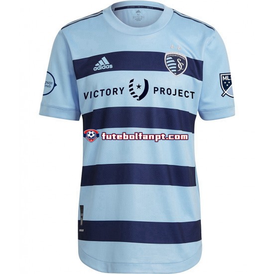 Camisola Principal Sporting Kansas City 2022 Manga Curta ,Homem