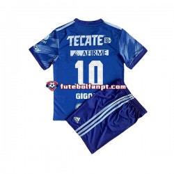 Camisola Alternativo Tigres UANL Andre-Pierre Gignac 10 Época 2022/2023 Manga Curta ,Criança