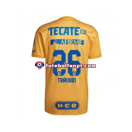 Camisola Principal Tigres UANL Florian Thauvin 26 Época 2022/2023 Manga Curta ,Homem