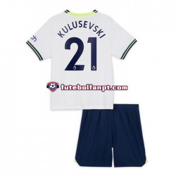 Camisola Principal Tottenham Hotspur Dejan Kulusevski 21 Época 2022/2023 Manga Curta ,Criança