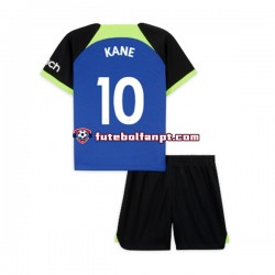 Camisola Alternativo Tottenham Hotspur Harry Kane 10 Época 2022/2023 Manga Curta ,Criança