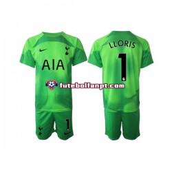 Camisola Alternativo Guarda-redes Tottenham Hotspur Hugo Lloris 1 Época 2022/2023 Manga Curta ,Criança