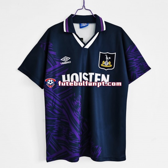 Camisola Alternativo Tottenham Hotspur Retro 1994-1995 Manga Curta ,Homem