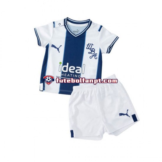 Camisola Principal West Bromwich Albion Época 2022/2023 Manga Curta ,Criança