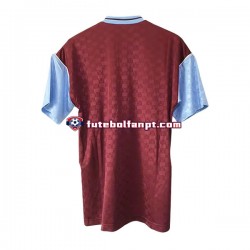 Camisola Principal West Ham United Retro 1989-1990 Manga Curta ,Homem