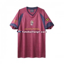 Camisola Alternativo West Ham United Retro Iron Maiden 2010 Manga Curta ,Homem