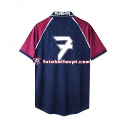 Camisola Principal West Ham United Retro Iron Maiden 1999 Manga Curta ,Homem