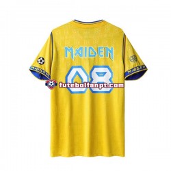 Camisola Principal West Ham United Retro Iron Maiden 2008 Manga Curta ,Homem