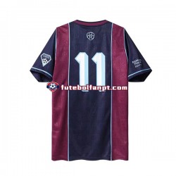 Camisola Principal West Ham United Retro Iron Maiden 2011 Manga Curta ,Homem