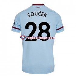 Camisola Alternativo West Ham United Tomas Soucek 28 Época 2021/2022 Manga Curta ,Homem