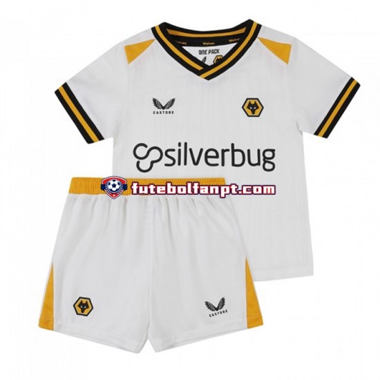 Camisola Alternativa (2ª) Wolverhampton Wanderers Época 2022/2023 Manga Curta ,Criança