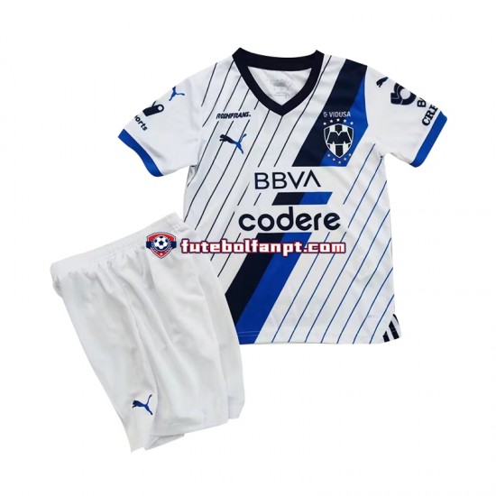 Camisola Alternativo CF Monterrey Época 2023/2024 Manga Curta ,Criança