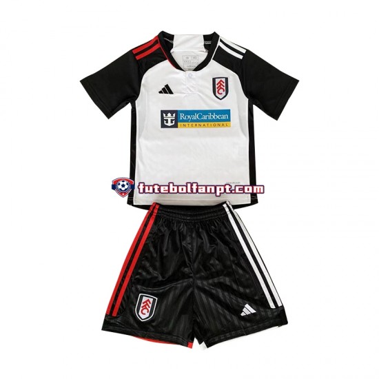 Camisola Principal Fulham Época 2023/2024 Manga Curta ,Criança